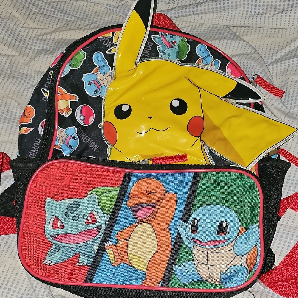 Pokemon Kids Backpack with Pikachu and Friends